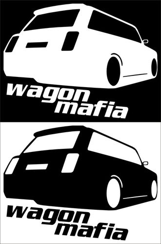 Наклейка Wagon mafia