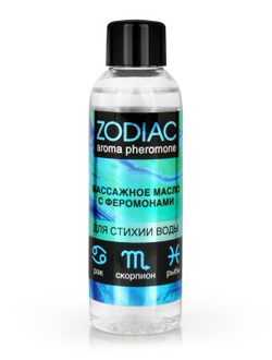LB-13022 Массажное масло с феромонами ZODIAC AQUA, 75 мл