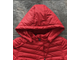 М.1850 Пальто Moncler стеганное  красное (146,152,158,164)