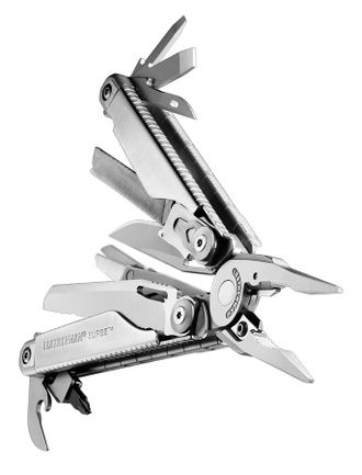 Мультитул LEATHERMAN Surge, 21 функций,  серебристый [830165]