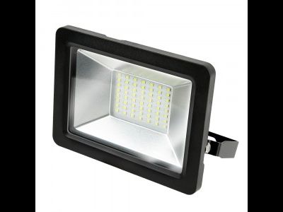 Светодиодный прожектор Gauss Elementary 50W(4500lm) IP65 6500K 6K черный 613100350