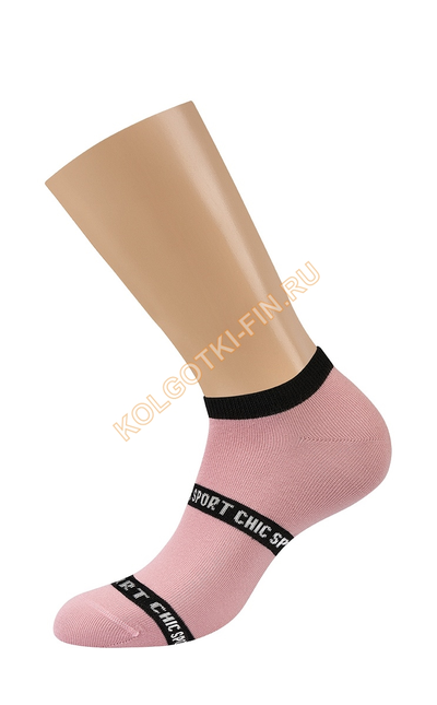Носки женские хлопок MiNiMi Sport Chic 4300 роза антико