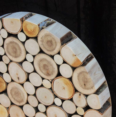 пеньки, спилы, спилы дерева, декор из спилов, экостиль, оформление деревом, дерево в интерьере, спил