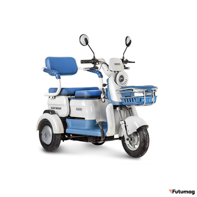Электротрицикл Rutrike Gelbert Mercury 48V/60V 650Вт синий