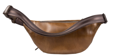 Кожаная поясная сумка Scarlino cognac (арт. 7018-03)