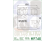 Масляный фильтр HIFLO FILTRO HF740 для Yamaha (69J-13440-01, 69J-13440-03)