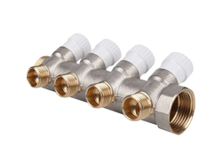 Коллектор STOUT распределительный 1", 4 отвода 1/2" (Арт. SMB 6851 011204)