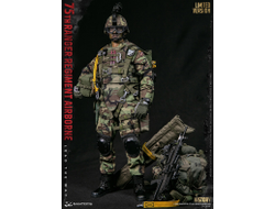 Американский десантник с пулеметом (лимитированная версия) - КОЛЛЕКЦИОННАЯ ФИГУРКА 1/6 75th RANGER REGIMENT AIRBORNE SAW GUNNER LIMITED VER (78094F) - DAMTOYS