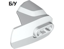 ! Б/У - Hero Factory Armor with Ball Joint Socket - Size 4, White (90640 / 6139218) - Б/У