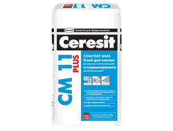 Купить клей Ceresit СМ 11 для внутренних и наружных работ в Ангарске, Иркутске, Усолье-Сибирском.