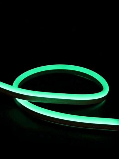 Гибкий светодиодный неон 2835 120LED/m 4.5х13х5000мм 12V IP67 GREEN