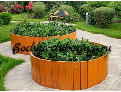 Деревянное кашпо для цветов