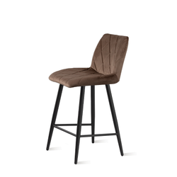 ОМЕГА ПОЛУБАРНАЯ Стул, Сиденье  CATALANA 05 кофе/каркас Черный