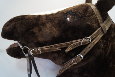 УЗДА КОЖАНАЯ (БЕЗ КАПСЮЛЯ)