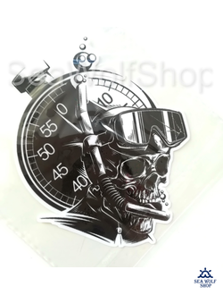 Наклейка сувенир оракал Фридайвер №7