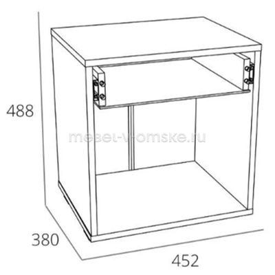 Тумба прикроватная Livorno (Ливорно) - 013.62Х