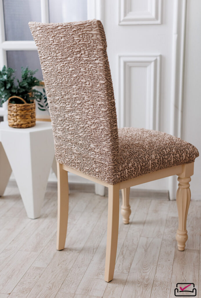 Чехол на стул Виктория Темная ваниль. Россия
