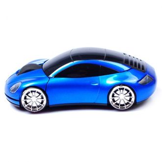 Мышь беспроводная «Porsche 911» оптическая синяя машинка