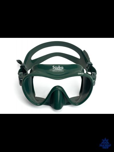 Маска для дайвинга Scuba Brothers Oko Green