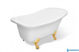 Чугунные ножки для ванны Эстет Царская, золото