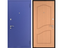 Металлическая дверь с отделкой порошковым напылением  и МДФ. Модель  ДК971