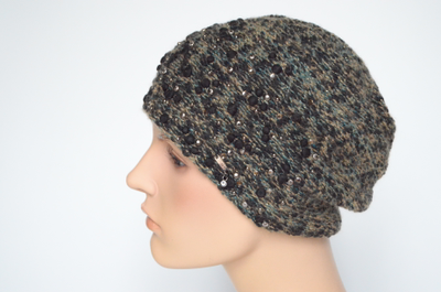 Берет женский зеленый Vizio Италия 7084 ВО
