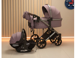 Детская коляска 3 в 1 Luxmom 710 Фиолетовый
