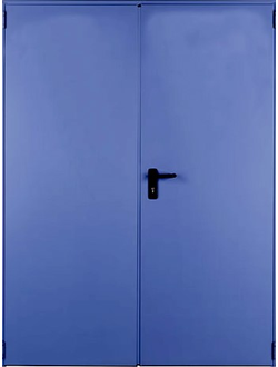 Дверь металлическая двупольная 2070x1370