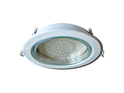 Светильник встраиваемый Ecola GX70-H5 Белый 53x151 FW70H5ECB