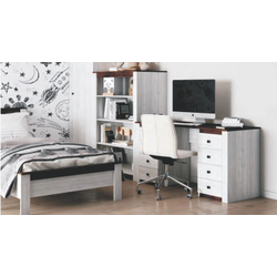 Даллас спальня Стеллаж открытый Дуб Винтерберг / Таксония 900 ? 410 ? 1390 мм