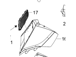 Боковая Панель Капота Верхняя Левая оригинал BRP 517305450 для BRP LYNX/Ski-Doo (Gray LH Side Access Panel)