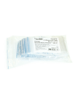 Гриппер (Пакет с защелкой, ZIP-LOCK)  40мм х 60мм 100 штук/пачка