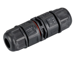 Коннектор прямой ARLIGHT NEO-CON-I-2pin-BK (3-7mm, IP67)