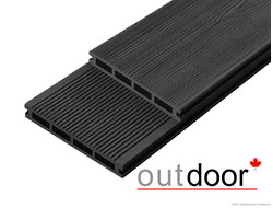 Террасная доска Outdoor STORM/вельвет Черный