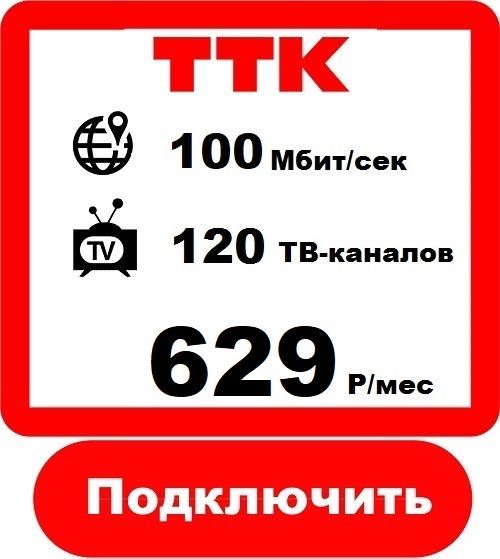 Подключить Домашний Интернет в Чайковском Интернет Провайдер ТТК 