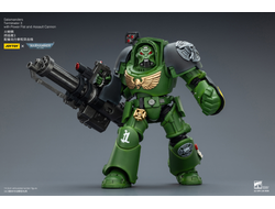 Терминатор Саламандр (Warhammer 40K) - КОЛЛЕКЦИОННАЯ ФИГУРКА 1/18 Salamanders Terminator with with Power Fist and Assault Cannon (JT03233) - JOYTOY