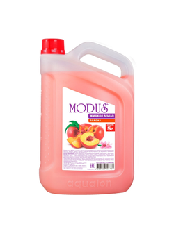 Мыло жидкое MODUS Персик, прозрачное канистра 5л