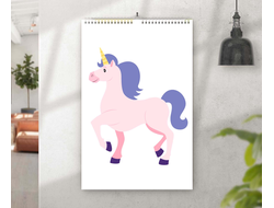 Перекидной календарь Единорог №30