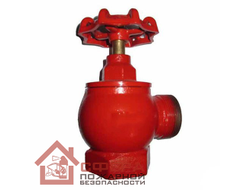 Вентиль чугунный угловой 15КЧ11Р Ду65