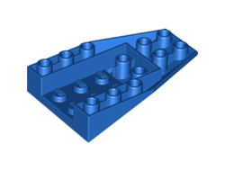 Wedge 6 x 4 Triple Inverted with Connections between 4 Studs, Blue (4856b / 6148173 / 6249788)