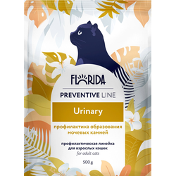 Florida Preventive Line Urinary сухой корм для кошек "Профилактика образования мочевых камней" 0.5 кг
