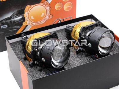 Билед модули Aozoom A15 2.5 дюйма, 2 чипа, 4300К, 12V, 58W/65W, крепление 3R и съемное гаечное (комплект, 2шт)