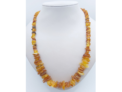 Лечебные бусы из натурального янтаря 60 см 10967