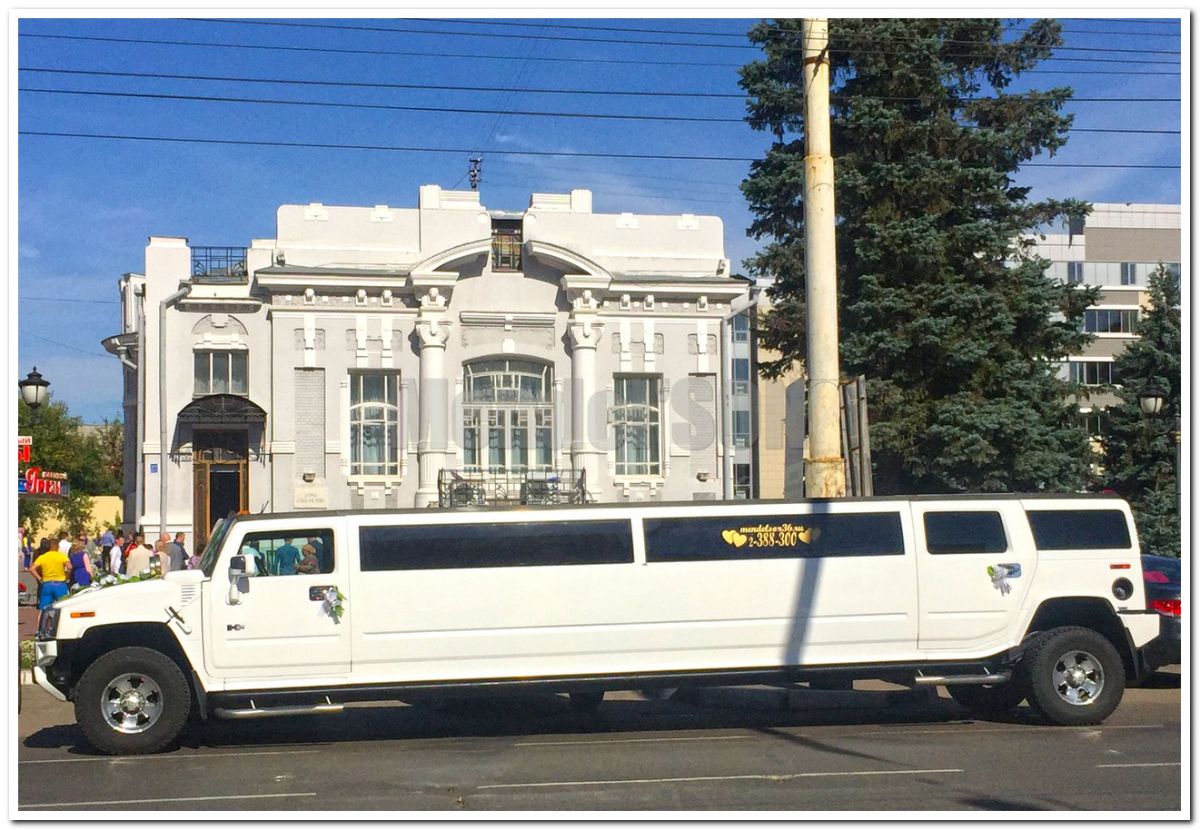 ПРОКАТ и аренда ЛИМУЗИНА HUMMER H2 с панорамной крышей на свадьбу и выпускной Тамбове, заказ лимузин