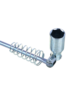 ЕРМАК X-PRO Ключ свечной карданный с резиновой вставкой 21x500мм