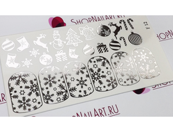 Фольгированный слайдер F 12 - Серебро