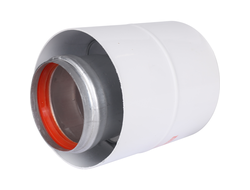 Начальный участок POMMER вертикальный коакс. 60/100 хомут в комплекте + втулка D60 L-50 (Арт. RCA-60