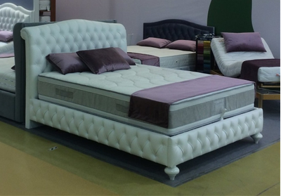 Современная дизайнерская кровать Верона, мягкое высокое изголовье, катерная стяжка, фанера, усиленная металлом, с подъемным механизмом и бельевым ящиком