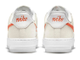 Кроссовки Nike Womens Air Force 1 '07 SE First Use Cream  с красным