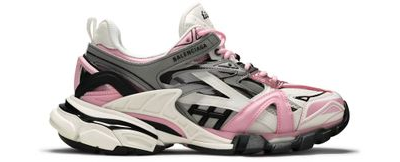 Balenciaga Track.2 Sneaker White Grey Pink женские